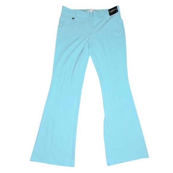 New York & Company The Crosby Street Tailored Flare-Teal-Size 12-NWT - Picture 1 of 7